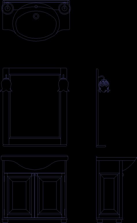 Bathroom Furniture DWG Block For AutoCAD Designs CAD