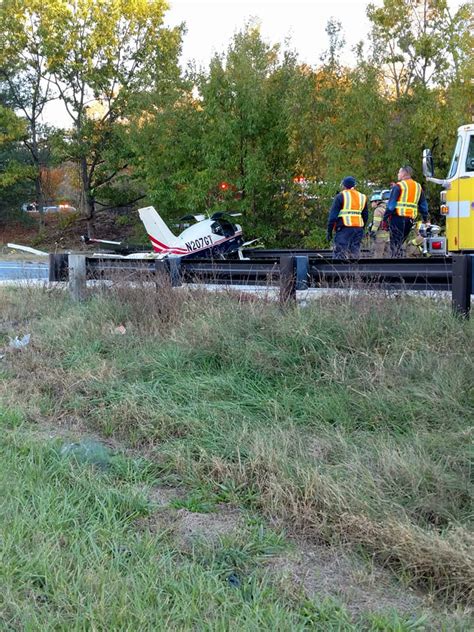 Small Plane Crashes On Route 50 Pilot And Passengers Walk Away Without