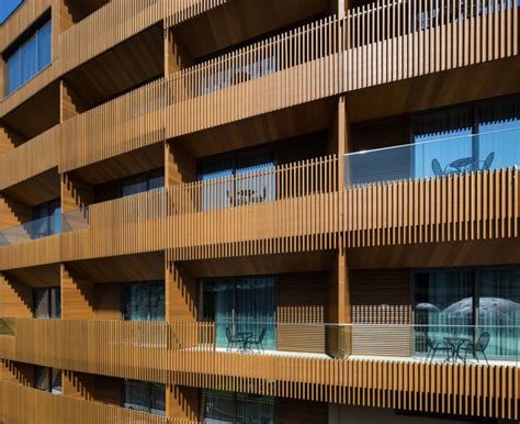 Gallery Of Wood Profile Façade In Tasigo Hotel 5 Hotel Project