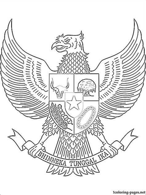 Indonesia Coloring Page Coloring Pages