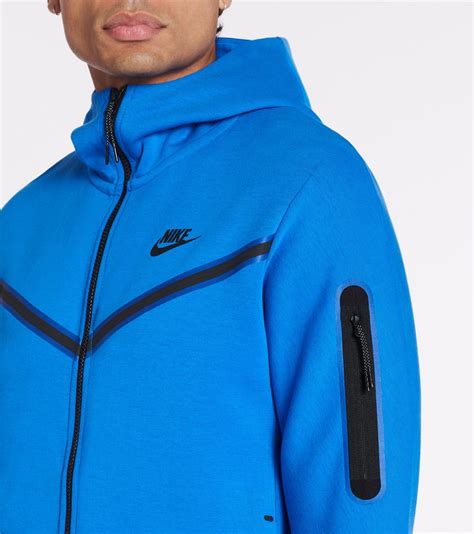 Nike Nsw Tech Fleece Full Zip Hoodie Blue Cu4489 403 Jimmy Jazz