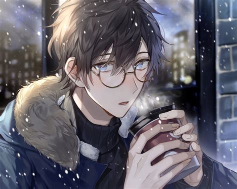 Male Anime Characters With Brown Hair And Glasses