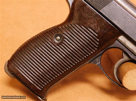 Mint Walther P38 Ac45 W Rare Durafol Grips B Block Ww2 Nazi German