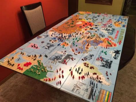 Huge Custom Risk Game Board And Lot Over 3000 Pieces 1899613835