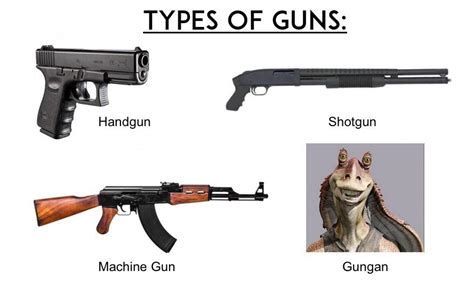 Types Of Guns Prequelmemes