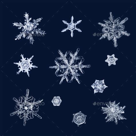 Real Ice Crystals Macro Compilation Stock Photo By Anterovium Photodune