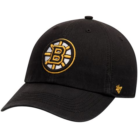 Boston Bruins 47 Franchise Fitted Hat Black