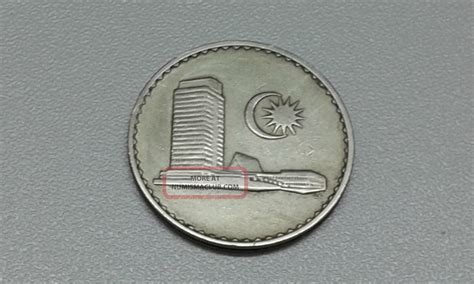 Coin catalog › malaysia › coins. Malaysia 1968 50 Sen Coin Cents Security Edge Large Beads ...