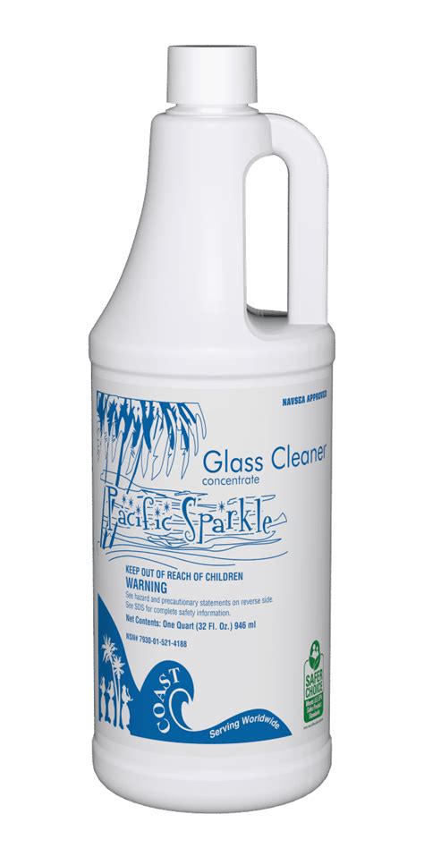 Pacific Sparkle Glass Cleaner Concentrate Coast Products Inc