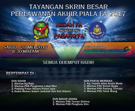 Kedah live streams sri pahang live streams soccer online. Live Streaming Pahang vs Kedah 20.5.2017 Final Piala FA ...