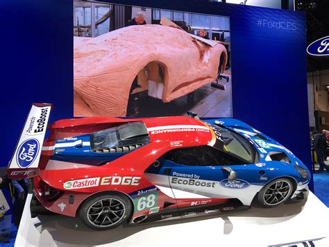 Ford Gt Race Car At Ces Karl On Cars