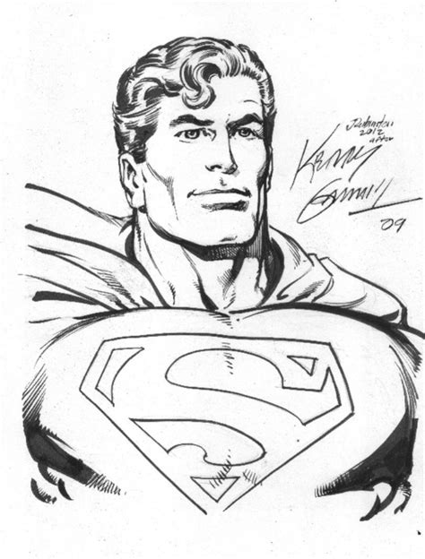 Kerry Gammill Superman Inked By Joe Rubinstein In Jarod Martins