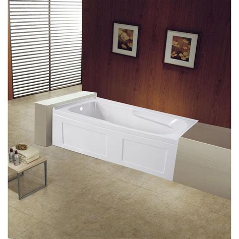 With a soaking tub there isn't a system or jets. Aqua Eden Modern 5 ft. Acrylic Left-Hand Drain Rectangular ...