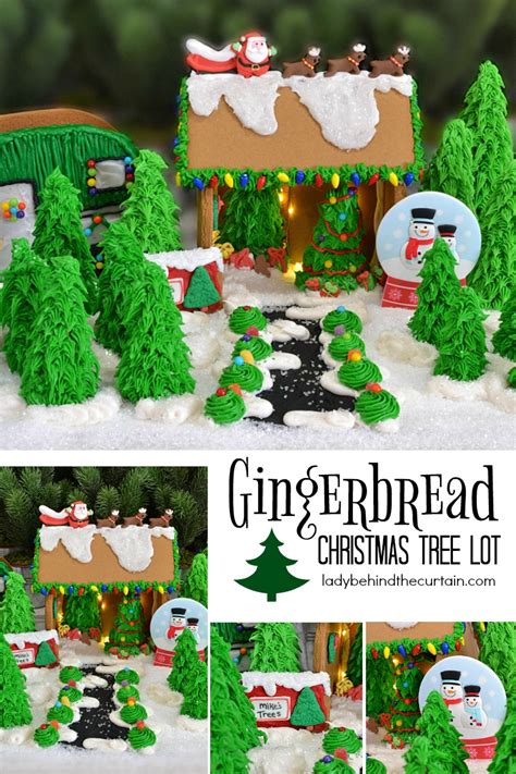 You can buy a variety of candies for decoration. Gingerbread Christmas Tree Lot