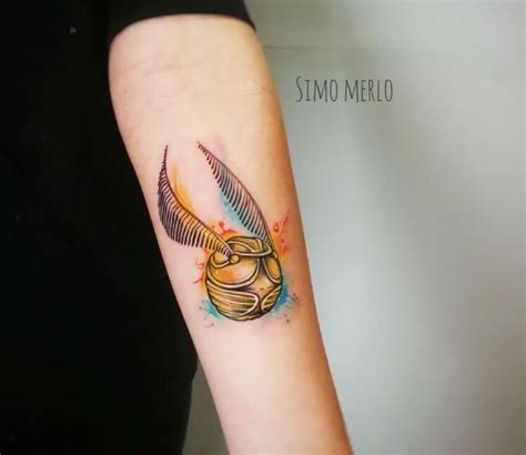 ► noun ▪ an informer. Golden snitch tattoo by Simona Merlo | Post 29889 in 2020 ...