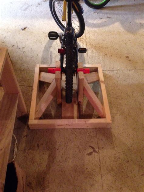 One of the simplest diy bike racks in this sense is featured on instructables and is made of wood boards. Stationary Bike Stand for Kids | Bike stand, Bike, Stationary bike