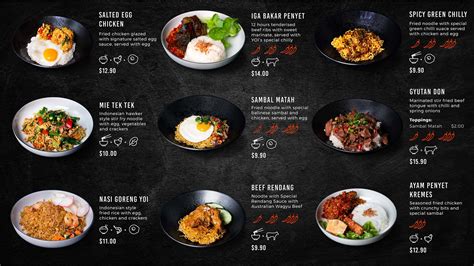 Menu - Yoi Restaurant - Indonesian Fusion in Melbourne