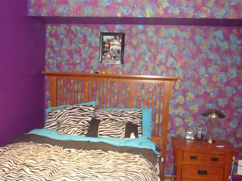 To pick white paint for bedroom. This is my legit bedroom! I painted the wall purple first ...