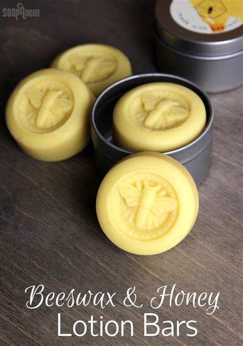 Or, you can do what i did, and add this mix to your cold process soap. Beeswax and Honey Lotion Bars DIY - Teach Soap