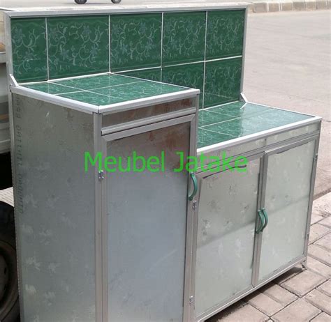Pilihan rak piring untuk menghemat ruang di dapur. Jual Meja Dapur Meja Kompor 3 Pintu + Rak Piring Model L ...