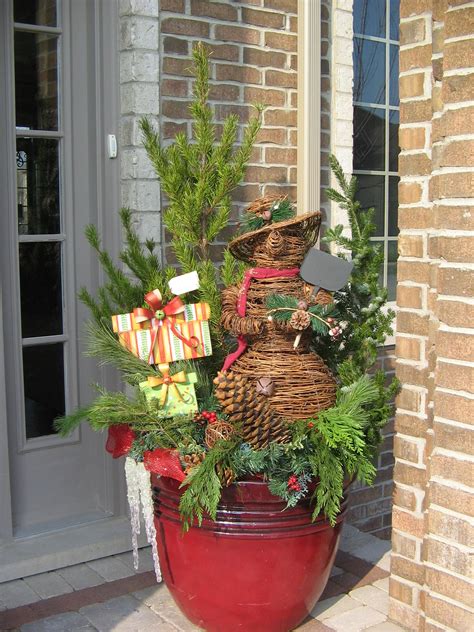 Christmas Container Idea Winter Container Gardening Container