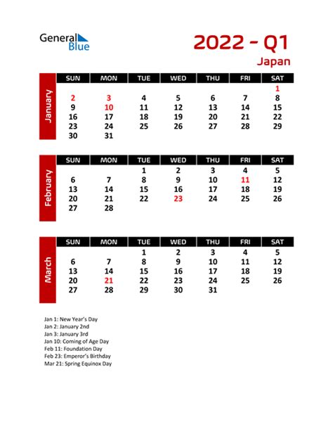 Japan Calendars With Holidays