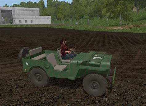 Скачать Farming Simulator 17 Jeep Willys V10 Геймплей