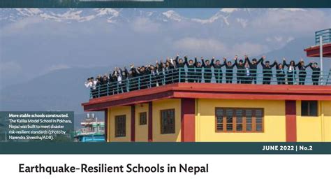 Earthquake Resilient Schools In Nepal Preventionweb