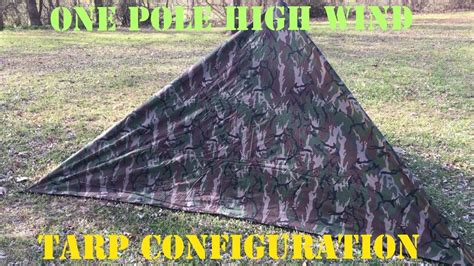Aqua Quest 10x10 One Pole High Wind Tarp Configuration Youtube