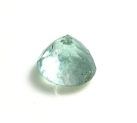 Natural Light Green Aquamarine Faceted 1050 Mm Round Aaa Etsy Uk