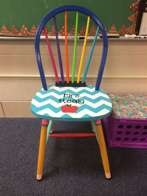See more ideas about teacher chairs, painted chairs, hand painted chairs. Teacher chair. | Teacher chairs, Teachers diy, Classroom ...