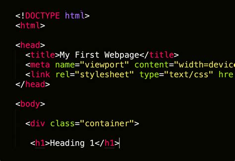 How To Develop A Basic Webpage Using HTML And CSS Henry Egloff