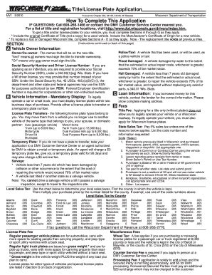 Share insurance related ideas, leads, prospects, ideas and educational information related to. 2010 Form WI DoT MV1 Fill Online, Printable, Fillable, Blank - pdfFiller