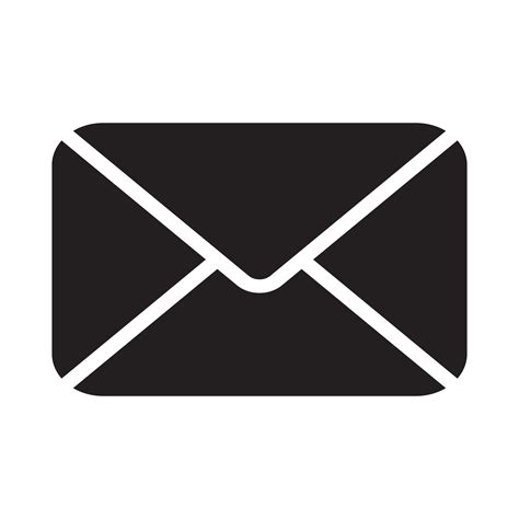 Email And Mail Icon Black 20009614 Png