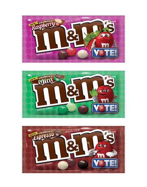 Well This Is New On Twitter Welcoming 3 New Types Of Mandms 🇺🇸 Crunchy