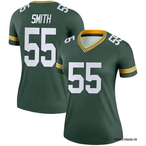 Womens Green Bay Packers Zadarius Smith Green Legend Jersey By Nike