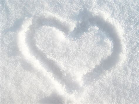 Snow Heart Stock Photography Image 12259222