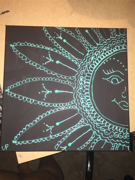 Puffy paint canvas | Painting, Canvas painting, Puffy paint