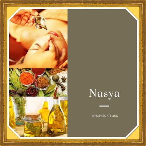 Nasya Nasal Treatment Ayurveda Bliss Holistic Sydney