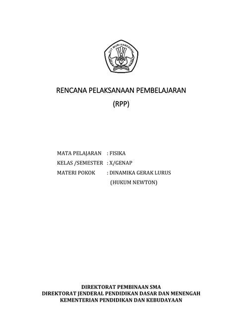 Kegiatan siswa meliputi aplikasi pelajaran yang telah diperoleh siswa di sekolah, serta pembelajaran tentang covid 19. Contoh Cover Rpp K13 Sma - Tahun Ajar
