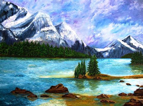 Rocky Mountain Painting By Doris Cohen Fine Art America