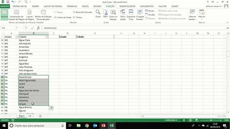 Excel Valida O De Dados Com Lista Din Mica Youtube
