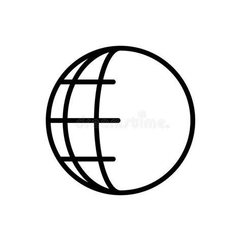 Globe Icon Global Icon Vector Illustration Stock Vector Illustration
