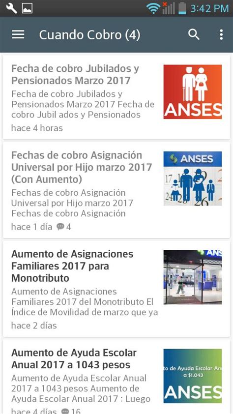 Si quieren saber cuando cobro anses podran acceder a todas las fechas de cobro con el cronograma. Cuando Cobro 2017 for Android - APK Download