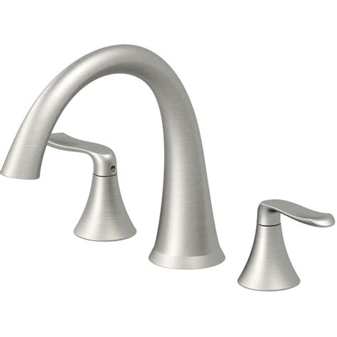 Freestanding bathtub faucets are the most expensive type of bathtub faucet, usually starting around $250 and reaching well over $1,800. Shop Jacuzzi Piccolo Brushed Nickel 2-Handle Deck Mount ...