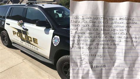 On the street of east 8th street and street number is 1209. Texas Police Officer Thanks Woman For Surprising Him With ...