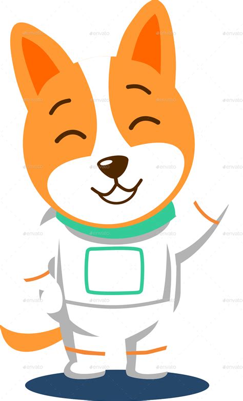 Space Dog Mascot Version 2 By Crapit Graphicriver