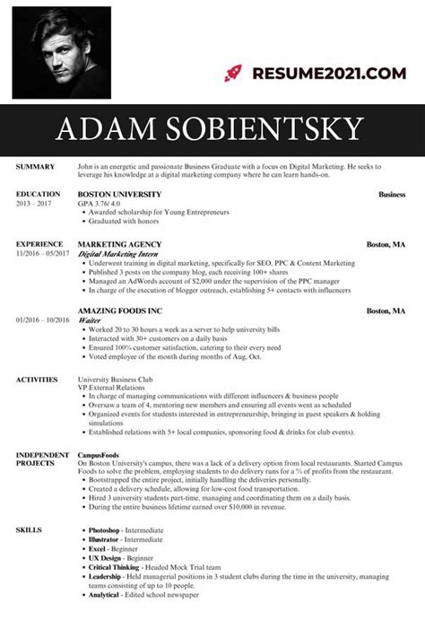 Searching for a job isn't an easy task, but if you have the best resume template, you will. Latest Student Resume Examples 2021 for free ⋆ Resume 2021