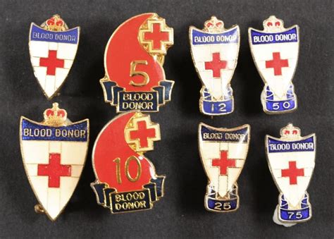 Red Cross Blood Donor Badges Blood Doner Red Cross Badge Red