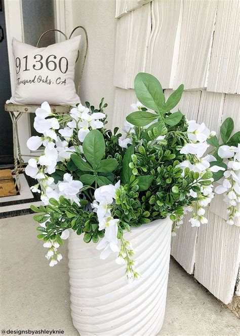 Outdoor Artificial Plants & Flowers - Front Porch Flowers | Porch